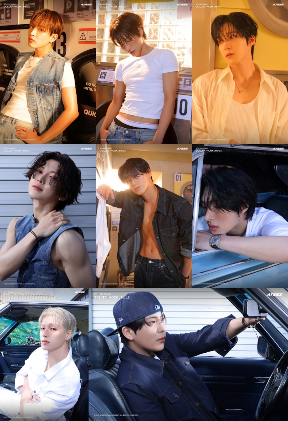 ATEEZ, reaching the peak of their series with ‘Golden Hour: Part 3’ photo release… Global anticipation rising ahead of July world tour.